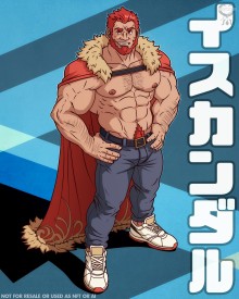 Iskandar with cape By Leomon32